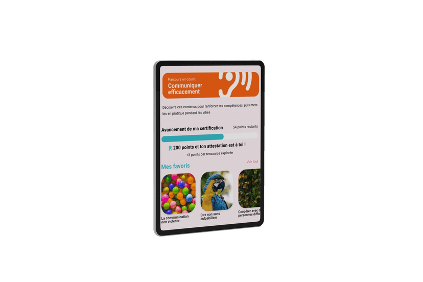 Fonctionnalités de l'application